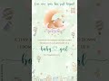 Baby announcement video | it's a girl #babyannouncement #itsagirl #babygirl  #babyshowerinvitation