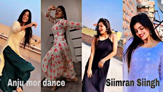Anju mor dance New Siimran siingh Instagram Reels short video topहिंदी वीडियो गीत girl's