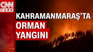 Kahramanmaraş'ta orman yangını paniği