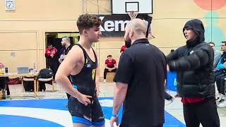 WRESTLING/RINGEN.BAYERISCHE MEISTERSCHAFT 2024, U- 17 .  80 kg/ Aleman T. - Huber L.