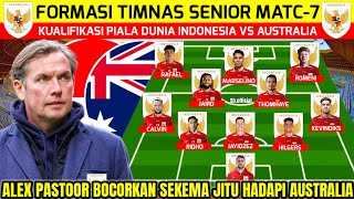 RESMI ALEX PASTOOR GUNAKAN SKEMA NEGRI PIZZA LAWAN AUSTRALIA KUALIFIKASI PIALA DUNIA 2026