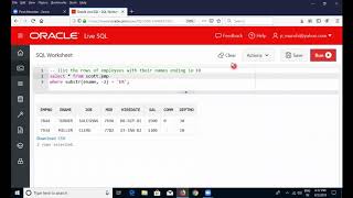 SQL Single Row Functions Part 4 - SQL Functions Tutorial with examples - SQL Single Row Functions