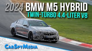 2024 BMW M5 Plug-In-Hybrid Prototype With Twin-Turbo 4.4-liter V8 Caught Testing At The Nürburgring