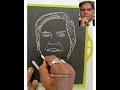 ratan tata the legend indian king simple slate art free hand tutorial dr.harrsha artist