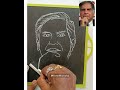 ratan tata the legend indian king simple slate art free hand tutorial dr.harrsha artist