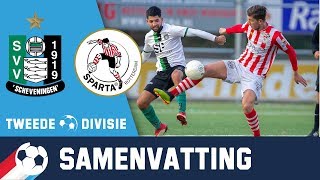 Samenvatting SVV Scheveningen - Jong Sparta 15 december 2018