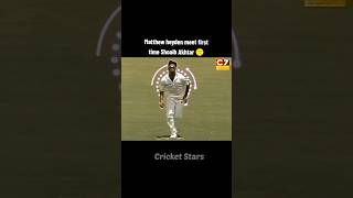 Mathew Hayden meet first time Shoaib Akhtar 😱 #shorts #cricketshorts #youtubeshorts