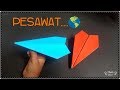 cara membuat origami pesawat sederhana