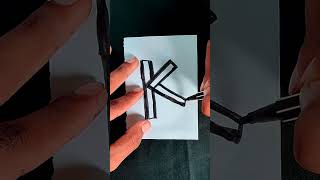 Drawing Alphabet K Next?? 🙌🥰❤️ #shorts #drawing #satisfying #viral #art #creative