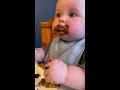 baby eating chocolate cake 📽️ mommeh_dearest