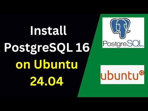 How to install and configure PostgreSQL 16 on Ubuntu 24.04 LTSInstall PostgreSQL16.2 on Ubuntu 24