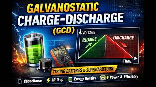 Galvanostatic Charge–Discharge (GCD) | Battery & Supercapacitor Testing 🔋📈
