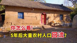 5年后农村人口大量回流，6070后将大量返回农村，真的会这样吗？