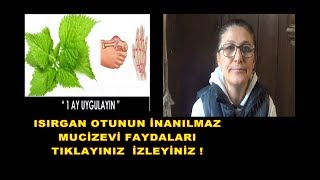 ISIRGAN OTUNU SADECE 1 AY KULLANIN MUCİZEVİ MUHTEŞEM FAYDALARINI BİZZAT GÖRÜN !!!