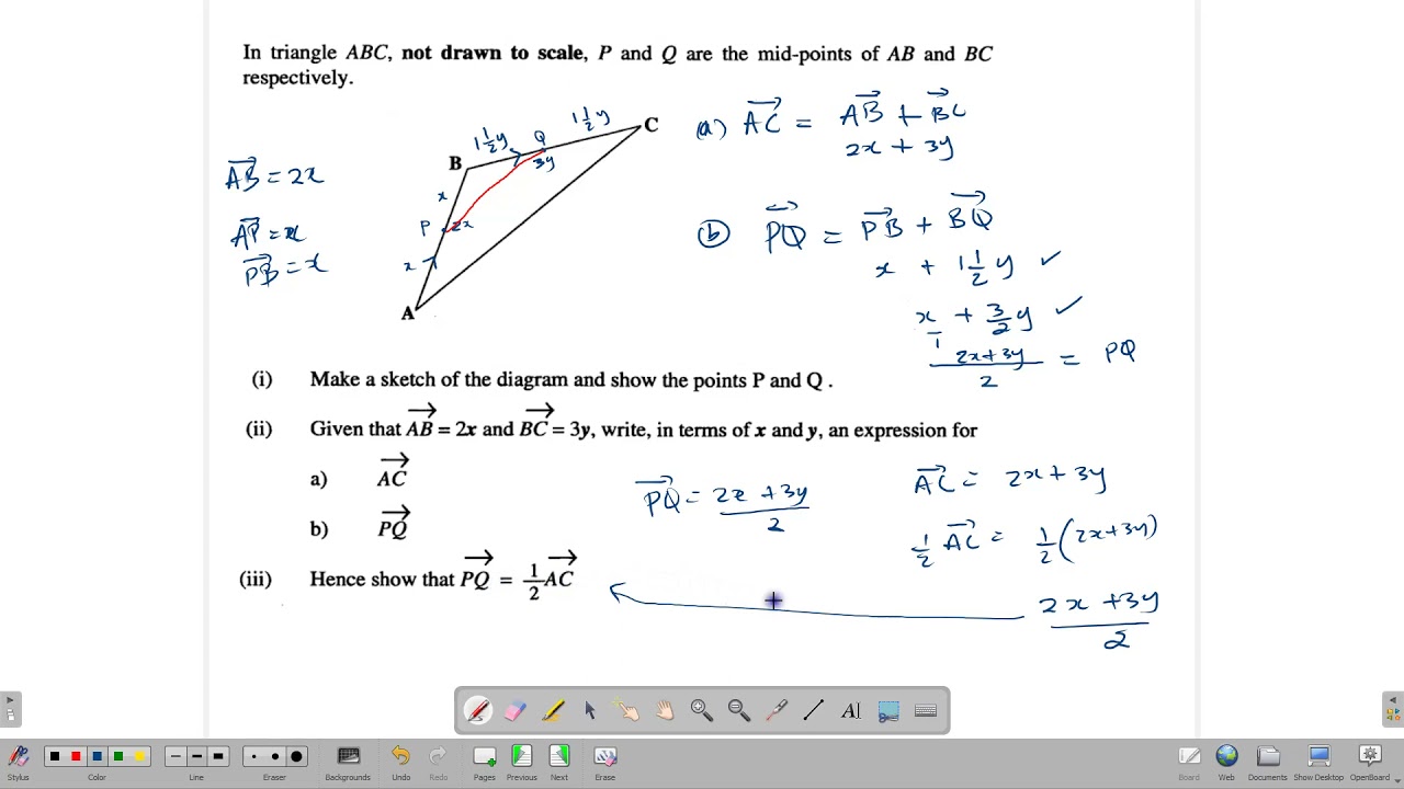 Vector Operations Algebra - YouTube