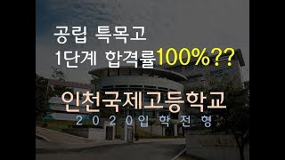 인천국제고등학교 2020입학전형