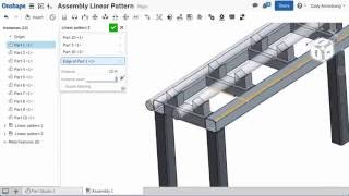 Assembly Linear Pattern | What's New in Onshape - August 2, 2016
