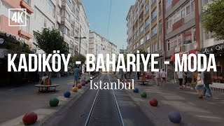 4K İstanbul Walking Tour: Kadıköy - Bahariye - Moda