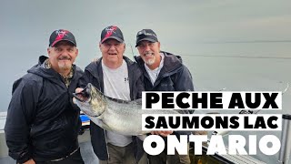 3 juillet Stephane Monette ON JASE de pêche sur le Lac Ontario aux saumons