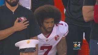 Kaepernick, 49ers Teammate Kneel During National Anthem