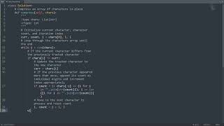 Leetcode 443. String Compression in Python | Python Leetcode | Python Coding Tutorial | Python ASMR
