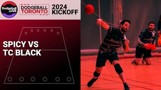 SPICY vs TC Black / 2024 Dodgeball Toronto Kickoff