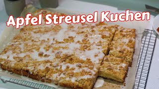 🍎🍎Apfel Streusel Kuchen/Sooo lecker 🍏🍏#blechkuchen  #streuselkuchen #kuchen #streusel