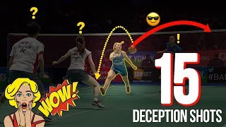 Flabbergastic Badminton Deceptions Shots 2018 | Surprsing Deception Shots | God of Sports