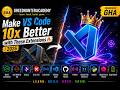 Make VS Code 10x Better with These Extensions 🔥 | 2026