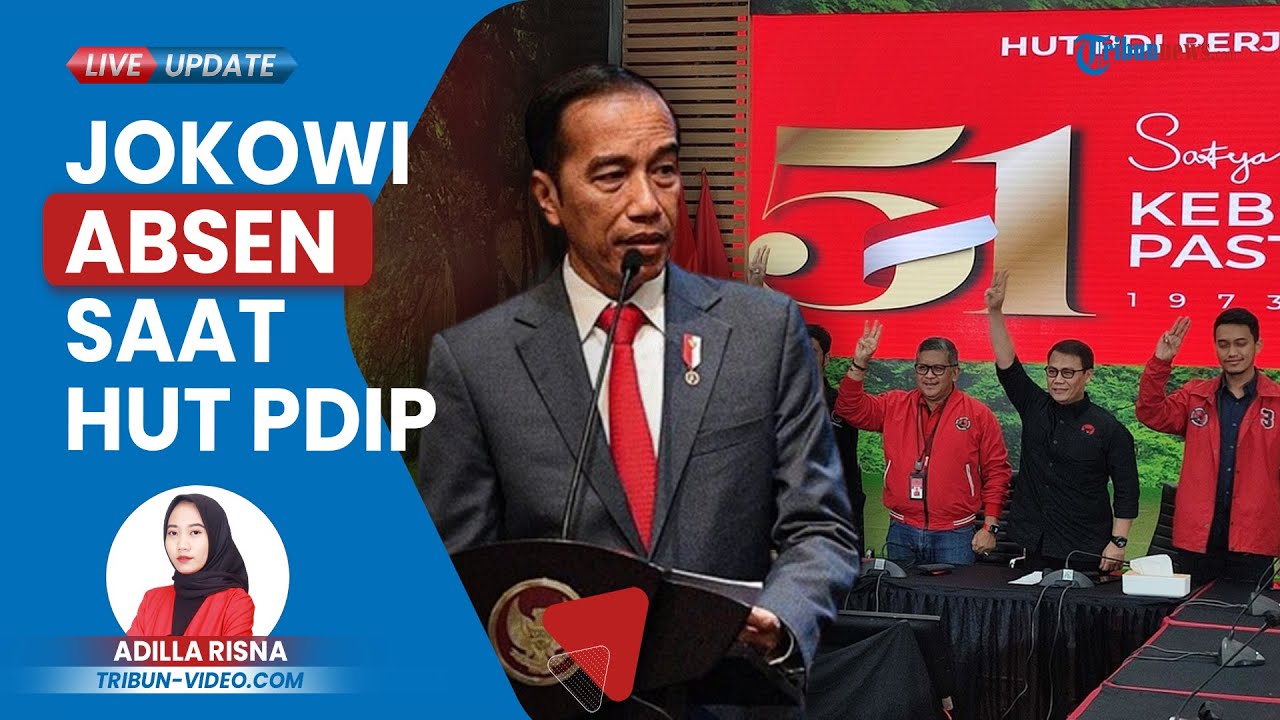 Jokowi Akui Tak Dapat Undangan Perayaan HUT Ke-51 PDIP: Absen Ada ...