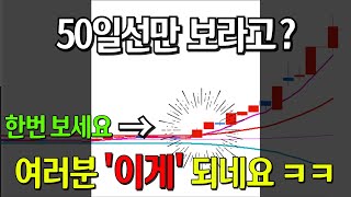 50일선 1개만 이해하면 누구나 할 수 있습니다 (일단 '이걸' 설정하셔야 합니다)