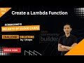 Day 33: Create a Lambda Function | 100 Days of Cloud (AWS)