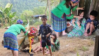 Three orphaned sisters were kicked out of the house by their uncle's wife.