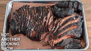 how to make a TEXAS STYLE SMOKED BEEF BRISKET