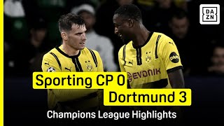 HIGHLIGHTS | Sporting CP vs. Borussia Dortmund (Champions League 2024-25)