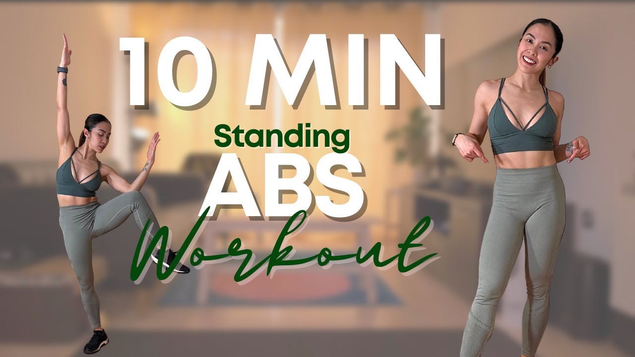 10 Min Standing Abs Beginner Friendly Home Workout Jane Carla Youtube