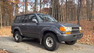 1991 Toyota Land Cruiser 80s series walk around demonstration