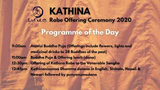 LMMC Kathina Robe Offering Ceremony 2020