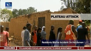 25 Killed In Dundu Village, Plateau State Pt.2 |News@10| 13/03/18