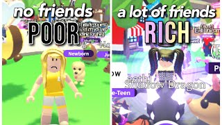 Roblox Social Experiment Poor Vs Rich - roblox animations poor to rich