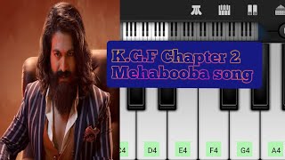 Mehabooba Song|K.G.F Chapter 2|Rocking Start Yash|K.G.F Song|Mehabooba Song on Piano|Casio|