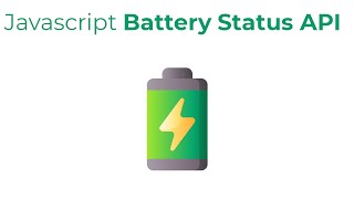 Html, css, Javascript Battery Status API .