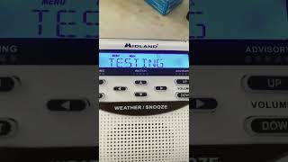 Testing the Midland WR120B Weather Radio!!!