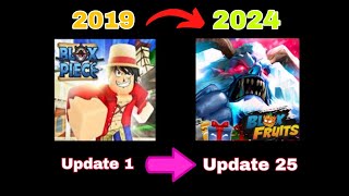 Update 1 - Update 25 | Blox Fruits (2019 - 2024)