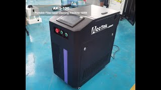 Acctek pulse 100w fiber laser cleaning machine AKQ-100