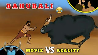 BAHUBALI movie vs reality | part -5 | sathyaraj , rana | 🤣 funny spoof | 2D animation | MV Creation