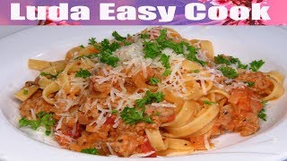 ОБЕД ПО РАСПИСАНИЮ! Лапша с Фаршем за 15 минут | Pasta Tomato Sauce