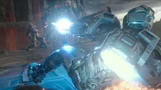 Optimus Prime and Noah vs Scourge | Transformers: Rise of the Beasts