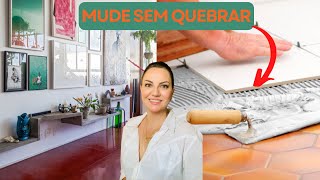 6 OPÇÕES PARA TROCAR SEU PISO SEM QUEBRA QUEBRA!