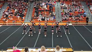 Shepherdstown Middle School Sideline Cheer at Martinsburg Bulldog Cheerpalooza 2025